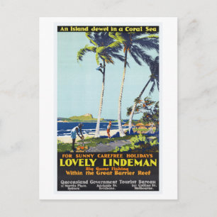 Cartão Postal Coral Sea Austrália Beach Queensland
