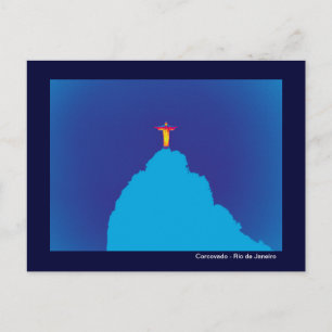 Cartão Postal Corcovado - Rio de Janeiro Brasil