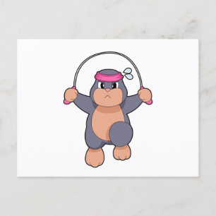 Cartão Postal Corda de condicionamento físico Mole