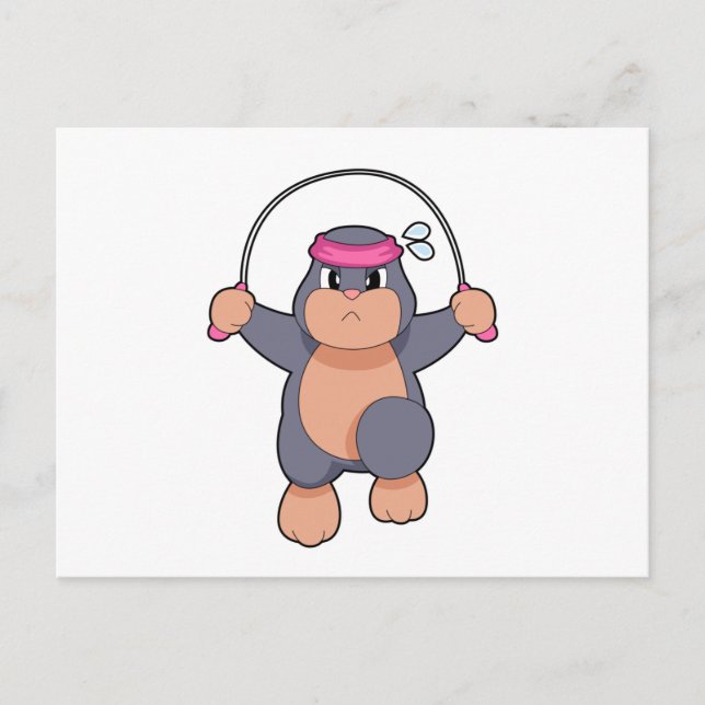 Cartão Postal Corda de condicionamento físico Mole (Frente)