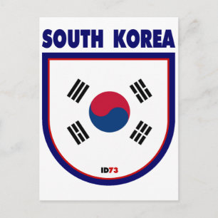 Cartão Postal Coreia do Sul
