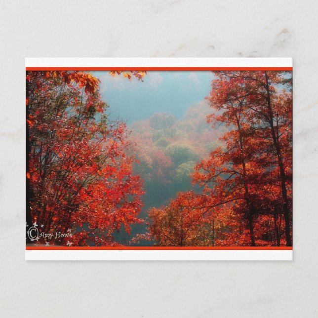 Cartão Postal cores da montanha (Frente)