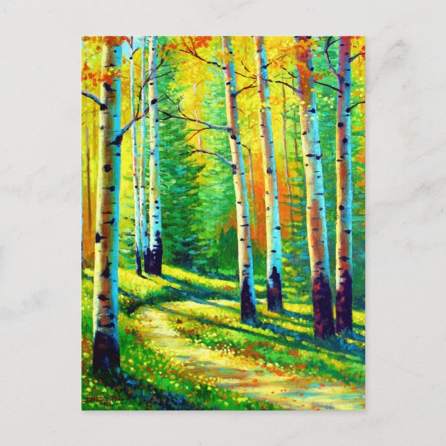 Cartão Postal Cores da temporada (Frente)
