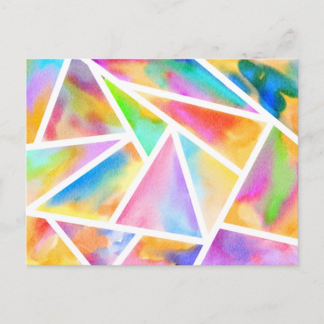 Cartão Postal Cores de Água Geo  (Frente)