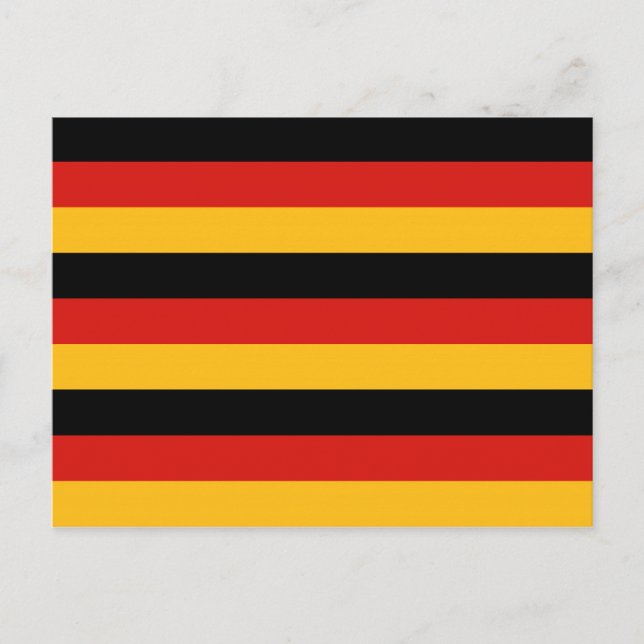 CARTÃO POSTAL CORES DE BANDEIRA ALEMÃS (Frente)