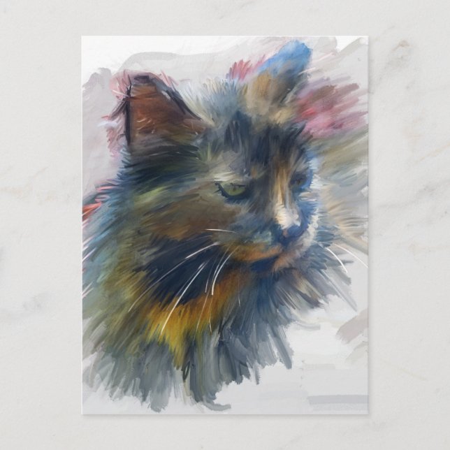 Cartão Postal Cores do amor (Frente)