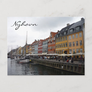 Cartão Postal cores nyhavn