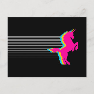 Cartão Postal Corey Tiger 1980S Retro Vintage Unicorn