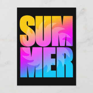 Cartão Postal Corey Tiger 80s Summer Sun