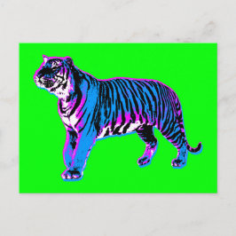 Cartão Postal Corey Tiger 80s Vintage Tiger (Verde)