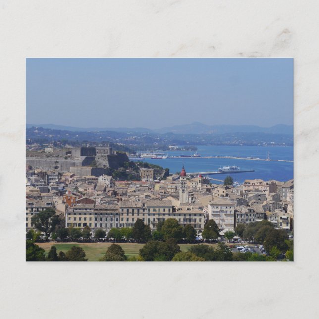 Cartão Postal Corfu, Grécia (Frente)