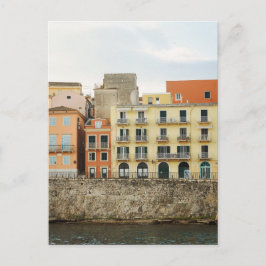 Cartão Postal Corfu Old Town Venetian Wall, Greece