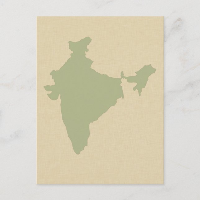 Cartão Postal Coriander Blue Spice Moods Índia (Frente)