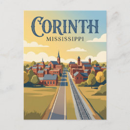 Cartão Postal Corinto Mississippi