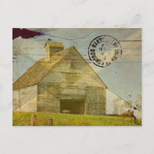 Cartão Postal Corn Crib