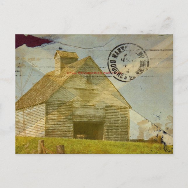 Cartão Postal Corn Crib (Frente)
