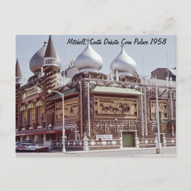 Cartão Postal Corn Palace Mitchell South Dakota Postcard (Frente)