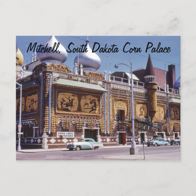 Cartão Postal Corn Palace Mitchell South Dakota Postcard (Frente)