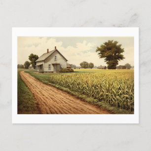 Cartão postal - Cornfield Farmhouse