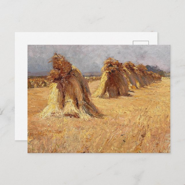 Cartão Postal Cornfield - Olga Wisinger-Florian (Frente/Verso)