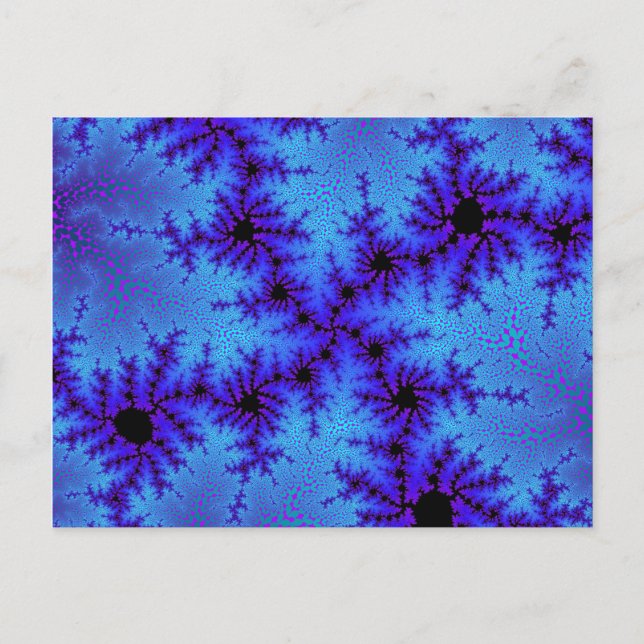 Cartão Postal Cornflower Blue Speckle (Frente)