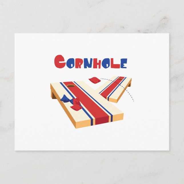 Cartão Postal Cornhole (Frente)