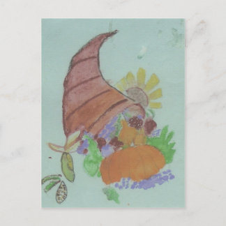 Cartão Postal Corno de abundância