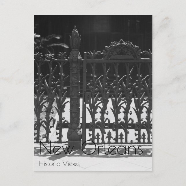 Cartão Postal Cornstalk Wdry Gate De Ferro (Frente)