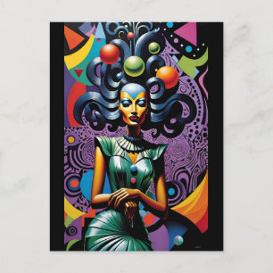 Cartão Postal Cornutopia - Arte Surreal Ken Gage