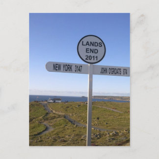 Cartão Postal Cornwall Lands End