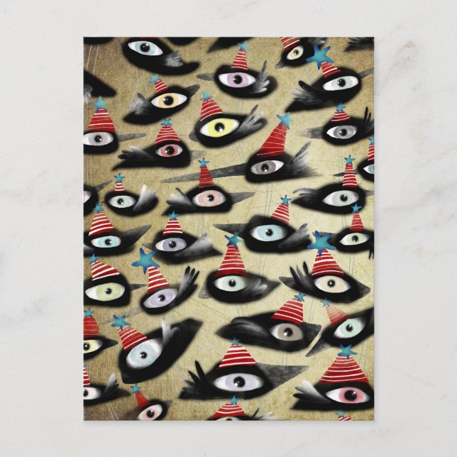 Cartão Postal Coroa bela festa de inverno (Frente)