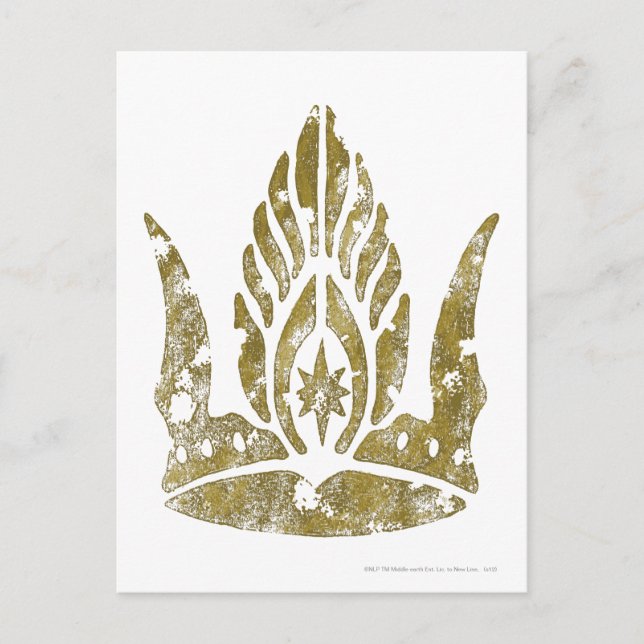 Cartão Postal Coroa de Gondor (Frente)