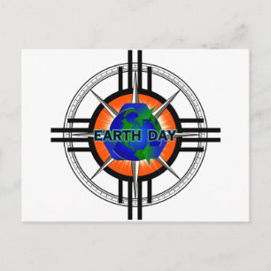 Cartão Postal Coroa Estelar do Dia da Terra