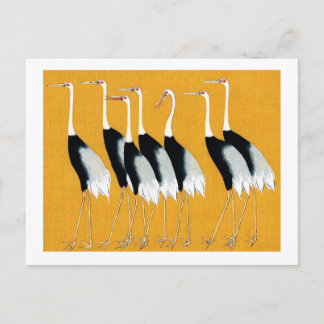 Cartão Postal Coroa vermelha japonesa - Ogata Korin - Arte