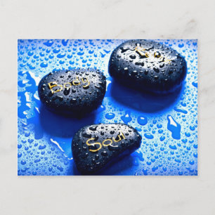 Cartão Postal corpo alma relaxe meditação coletiva spa yoga reik