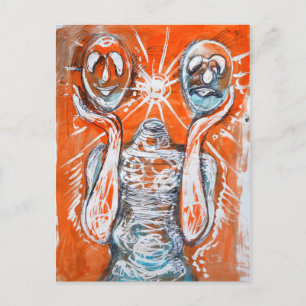 Cartão Postal Corpo de Mente