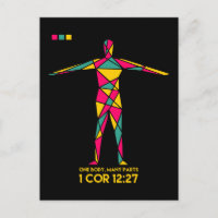 Corpo - Muitas Partes Cubismo (1 Corintiano 12:27)