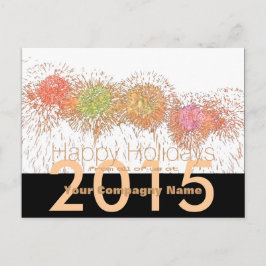 Cartão postal corporativo personalizado de férias