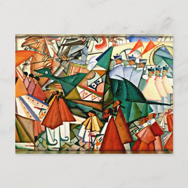 Cartão Postal Corpus Christi Procissão - Amadeo de Souza-Cardoso (Frente)