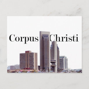 Cartão Postal Corpus Christi Skyline com Corpus Christi no Céu