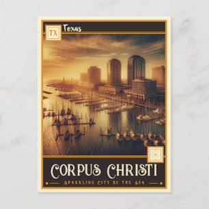 Cartão Postal Corpus Christi, Texas Antigo