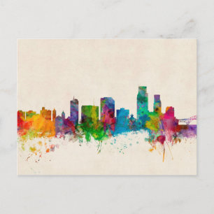 Cartão Postal Corpus Christie Texas Skyline