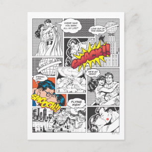 Cartão Postal Corrediças cómicas do amor