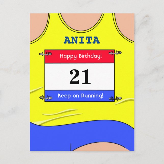 Cartão Postal Corredor Amarelo (Frente)