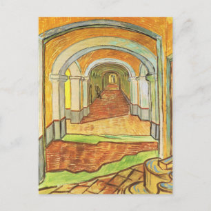 Cartão Postal Corredor do Asilo de São Paulo por Vincent van Gog
