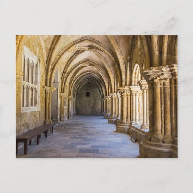 Cartão Postal Corredor do Claustro da Antiga Catedral (Frente)