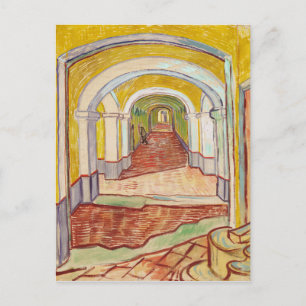 Cartão Postal Corredor no Asilo (por Vincent van Gogh)
