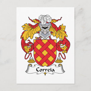 Cartão Postal Correia Family Crest