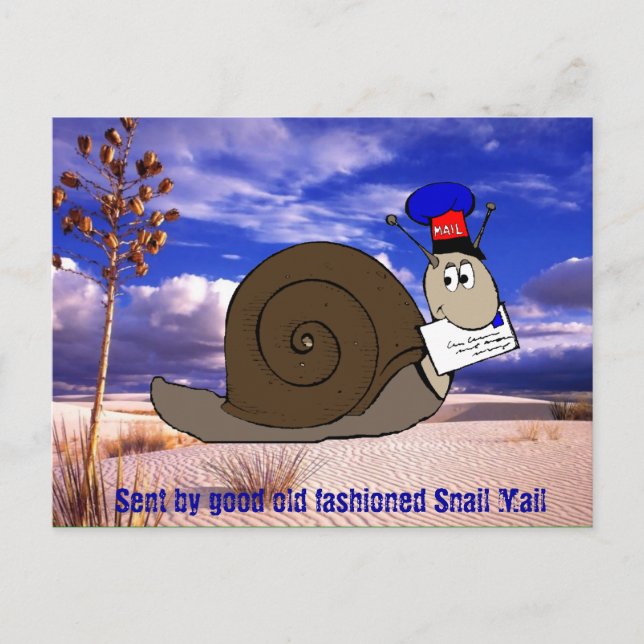 Cartão Postal Correio de Caracóis Fashiado (Frente)