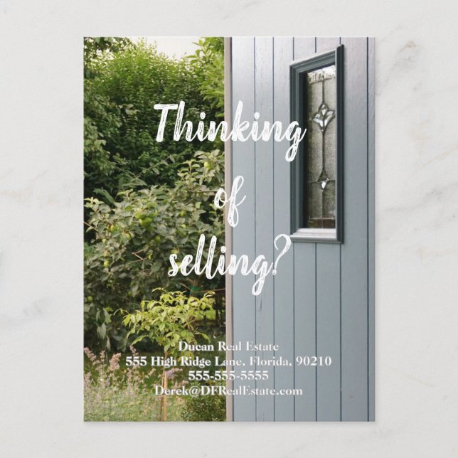 Cartão Postal Correio de Referência Imobiliária - Venda mais com (Frente)